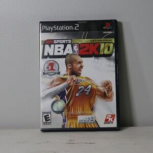 NBA 2K10 PS2 (Sony PlayStation 2, 2009) Complete Kobe Bryant Tenth Anniv…